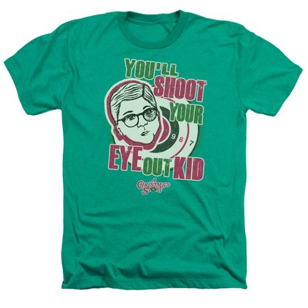 A Christmas Story Shirt You'll Shoot Your Eye Out Heather Green T-Shirt