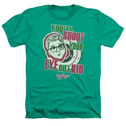 A Christmas Story Shirt You'll Shoot Your Eye Out Heather Green T-Shirt