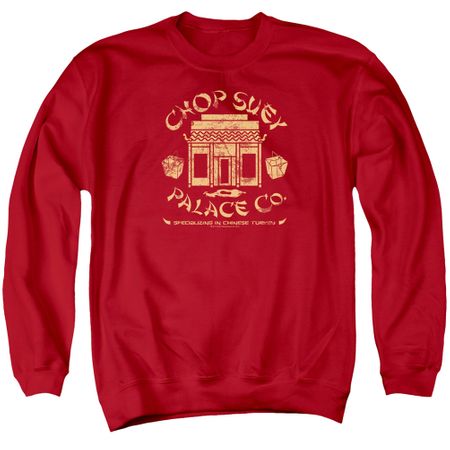 A Christmas Story Sweatshirt Chop Suey Palace Co Adult Red Sweat Shirt