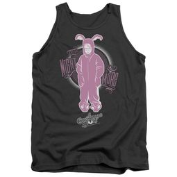 A Christmas Story Tank Top Pink Nightmare Charcoal Tanktop