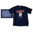 Abbott & Costello T-shirt Who's on First Navy Blue Tee Shirt