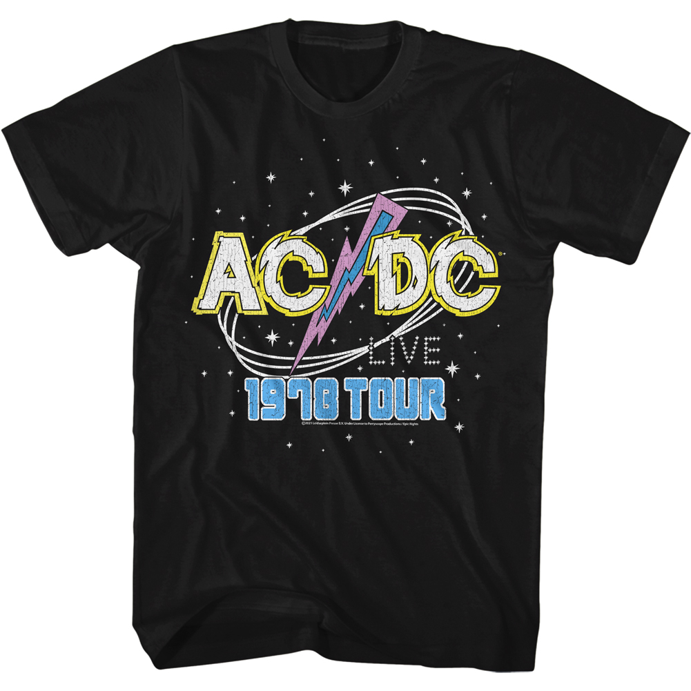 AC/DC 1978 Tour Shirts - ACDC T-shirts AC/DC Tee Shirts