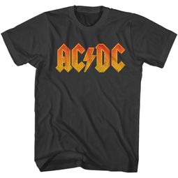 AC/DC Distress Orange Logo Shirts