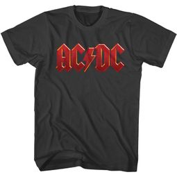 AC/DC Distress Red Band Logo Shirts