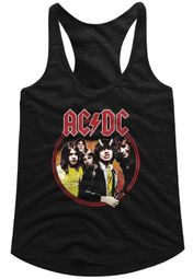 AC/DC Juniors Tank Top Highway To Hell Black Racerback