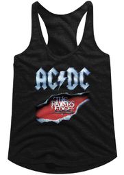 AC/DC Juniors Tank Top Razor's Edge Black Racerback