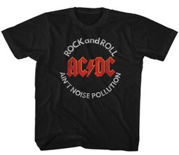 AC/DC Kids Shirt Ain't Noise Pollution Black T-Shirt
