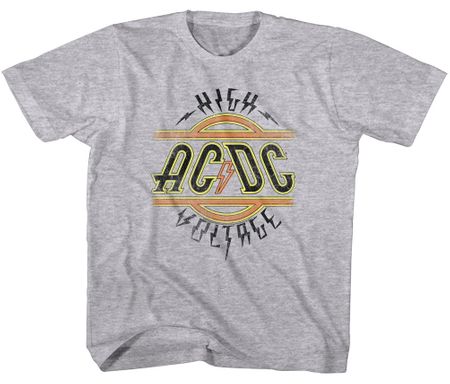 AC/DC Kids Shirt High Voltage Athletic Heather T-Shirt