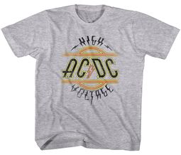 AC/DC Kids Shirt High Voltage Athletic Heather T-Shirt