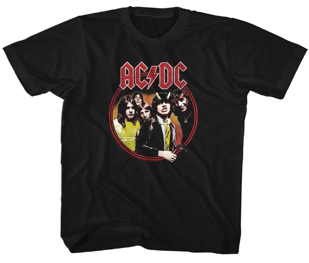 AC/DC Kids Shirt Highway To Hell Black T-Shirt - AC/DC Highway to Hell ...
