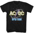 AC/DC Shirt 1978 Tour Black Tall T-Shirt