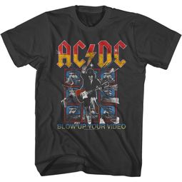 AC/DC Shirt Blow Up Your Video Black T-Shirt