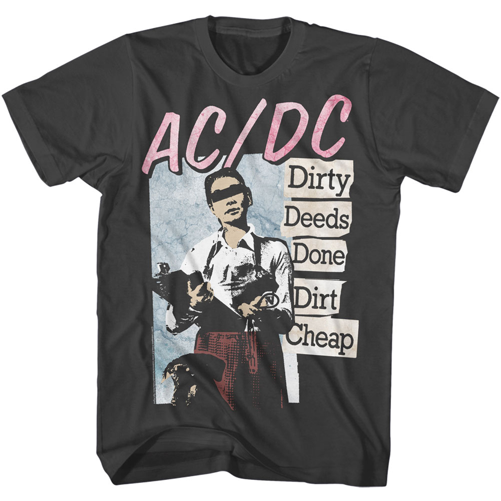 AC/DC Shirt Dirty Deeds Done Dirt Cheap Black T-Shirt - ACDC T-shirts ...