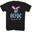 AC/DC Shirt Fly On the Wall European Tour Front & Back Black Tall T-Shirt
