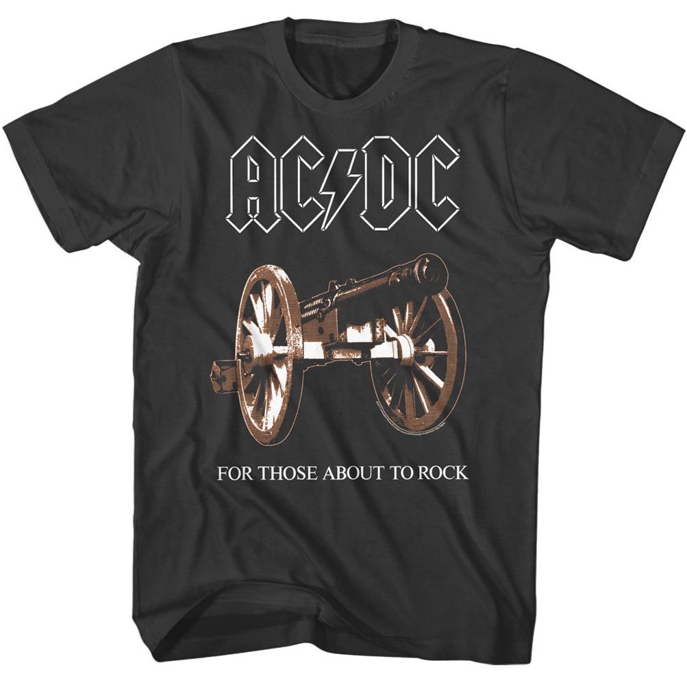 AC/DC Shirt For Those About To Rock Black T-Shirt - ACDC T-shirts AC/DC ...