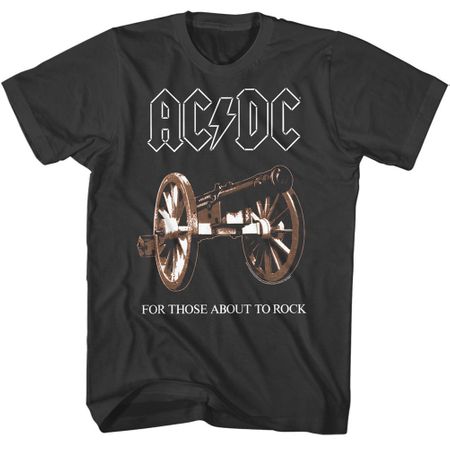 AC/DC Shirt For Those About To Rock Black T-Shirt