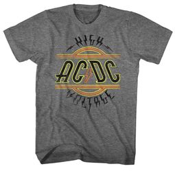 AC/DC Shirt High Voltage Athletic Heather T-Shirt