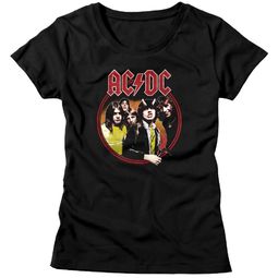 AC/DC Shirt Juniors Highway To Hell Black T-Shirt