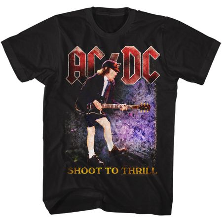 AC/DC Shirt Shoot To Thrill Black T-Shirt
