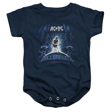 ACDC Baby Romper Ball Breaker Navy Infant Babies Creeper
