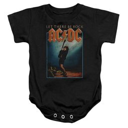 ACDC Baby Romper Let There Be Rock Black Infant Babies Creeper ACDC Baby Romper Let There Be Rock Black Infant Babies Creeper