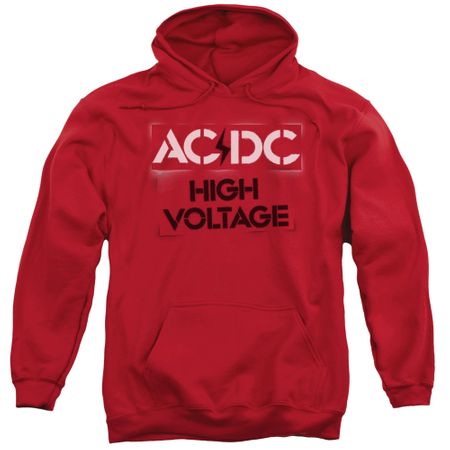 ACDC Hoodie High Voltage Red Sweatshirt Hoody