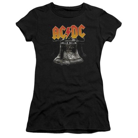 ACDC Juniors Shirt Hell's Bells Black T-Shirt