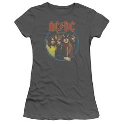 ACDC Juniors Shirt Highway To Hell Charcoal T-Shirt ACDC Juniors Shirt Highway To Hell Charcoal T-Shirt