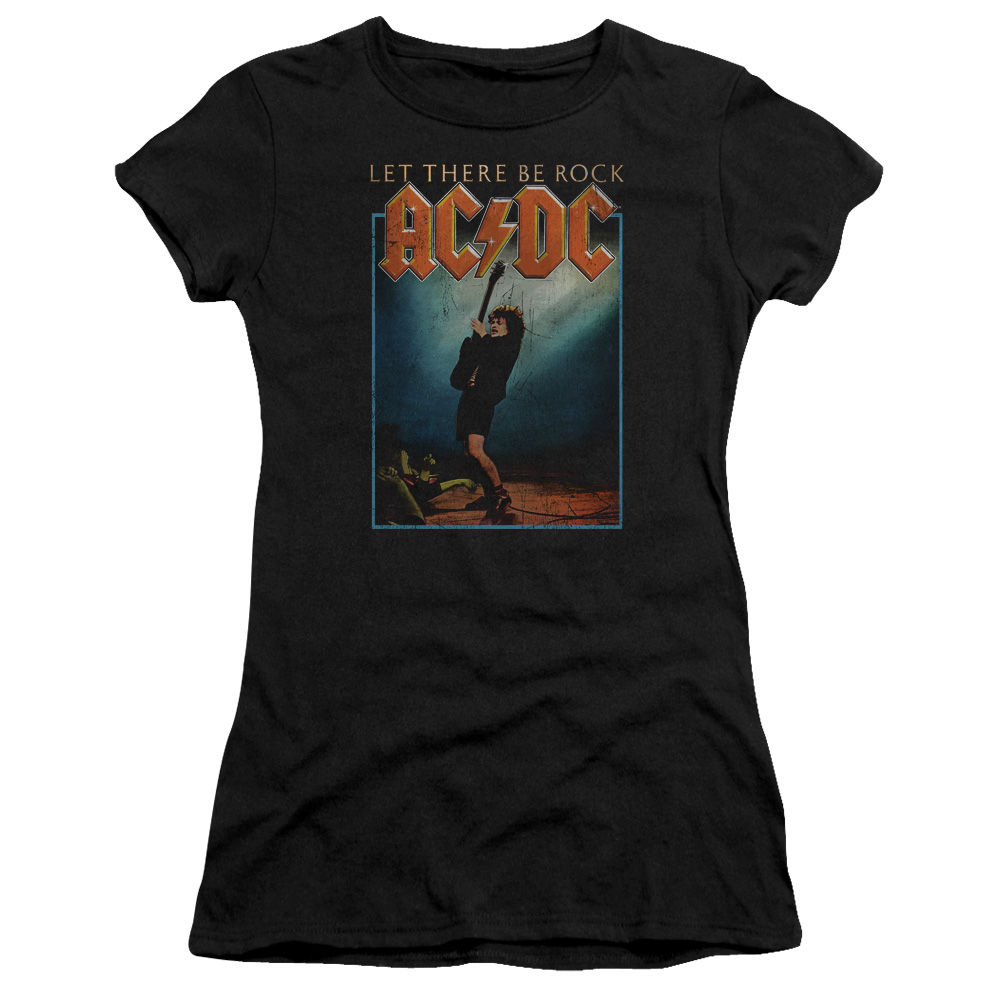 ACDC Juniors Shirt Let There Be Rock Black T-Shirt - ACDC Let There Be ...