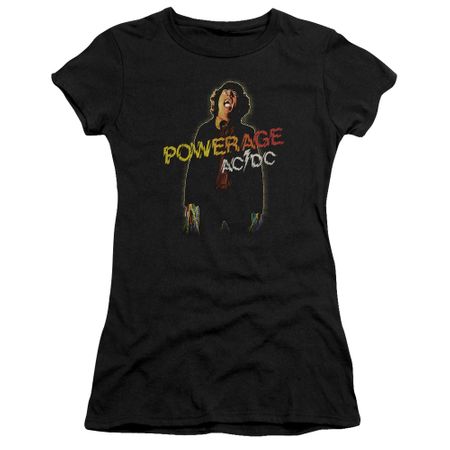 ACDC Juniors Shirt Powerage Black T-Shirt