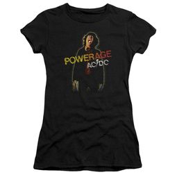 ACDC Juniors Shirt Powerage Black T-Shirt ACDC Juniors Shirt Powerage Black T-Shirt