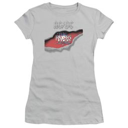 ACDC Juniors Shirt The Razors Edge Silver T-Shirt