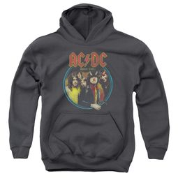 ACDC Kids Hoodie Highway To Hell Charcoal Youth Hoody ACDC Kids Hoodie Highway To Hell Charcoal Youth Hoody