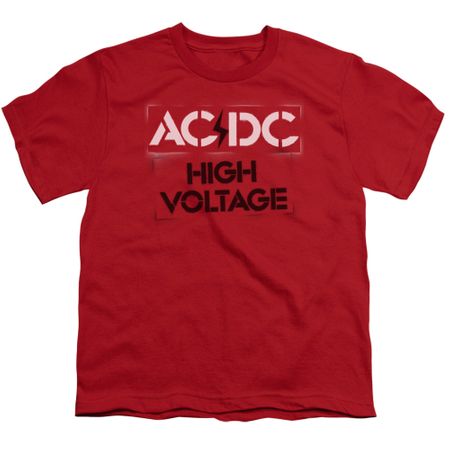 ACDC Kids Shirt High Voltage Red T-Shirt