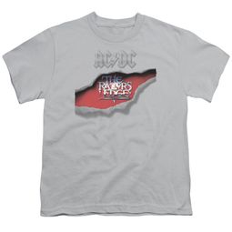 ACDC Kids Shirt The Razors Edge Silver T-Shirt