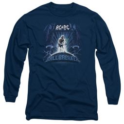 ACDC Long Sleeve Shirt Ball Breaker Navy Tee T-Shirt ACDC Long Sleeve Shirt Ball Breaker Navy Tee T-Shirt