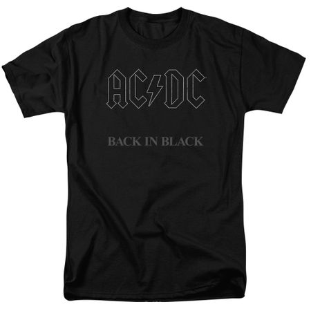 ACDC Shirt Back In Black Black T-Shirt