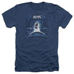 ACDC Shirt Ball Breaker Heather Navy T-Shirt ACDC Shirt Ball Breaker Heather Navy T-Shirt