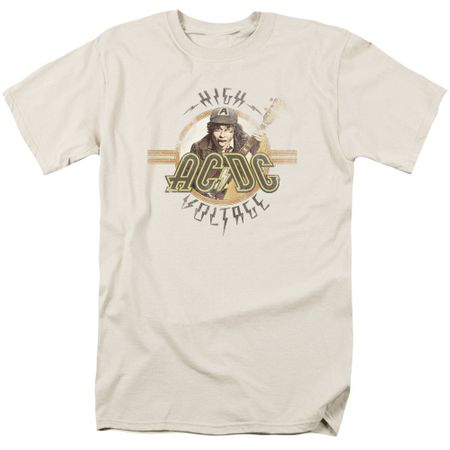 ACDC Shirt High Voltage Cream T-Shirt