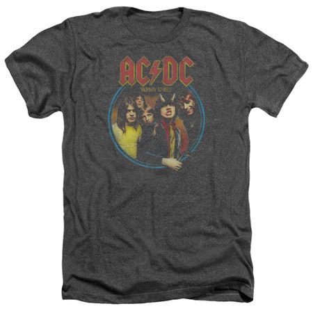 ACDC Shirt Highway To Hell Heather Charcoal T-Shirt