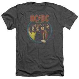 ACDC Shirt Highway To Hell Heather Charcoal T-Shirt ACDC Shirt Highway To Hell Heather Charcoal T-Shirt
