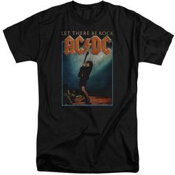 ACDC Shirt Let There Be Rock Black Tall T-Shirt ACDC Shirt Let There Be Rock Black Tall T-Shirt