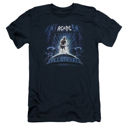 ACDC Slim Fit Shirt Ball Breaker Navy T-Shirt