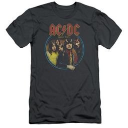 ACDC Slim Fit Shirt Highway To Hell Charcoal T-Shirt ACDC Slim Fit Shirt Highway To Hell Charcoal T-Shirt