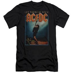 ACDC Slim Fit Shirt Let There Be Rock Black T-Shirt ACDC Slim Fit Shirt Let There Be Rock Black T-Shirt