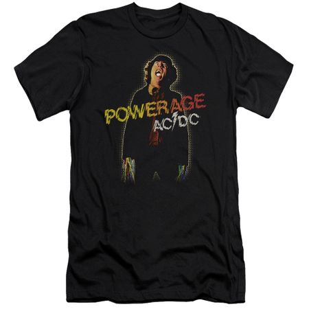 ACDC Slim Fit Shirt Powerage Black T-Shirt