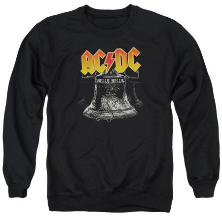 ACDC Sweatshirt Hell's Bells Adult Black Sweat Shirt