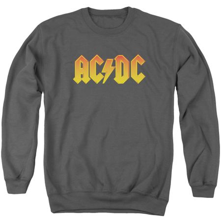 ACDC Sweatshirt Logo Adult Charcoal Sweat Shirt