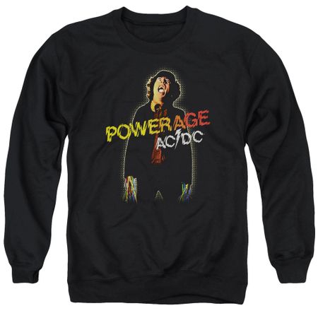 ACDC Sweatshirt Powerage Adult Black Sweat Shirt