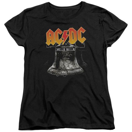 ACDC Womens Shirt Hell's Bells Black T-Shirt